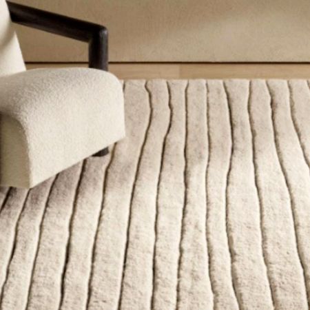 Fog Colour Burbur Moroccon Design Wool Rug